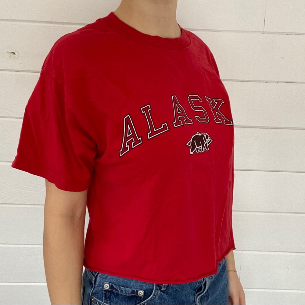 Cropped Graphic T-Shirt